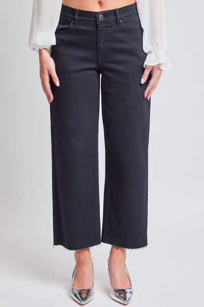 YMI Cropped Wide Leg Pants