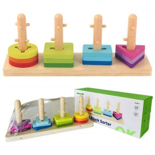 Toddler Geometric Block Sorter
