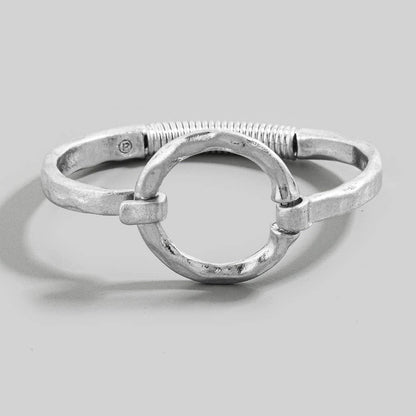 Finch Hammered Bangle Bracelet
