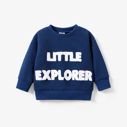 Baby Boys Little Explorer Embroidery Sweater