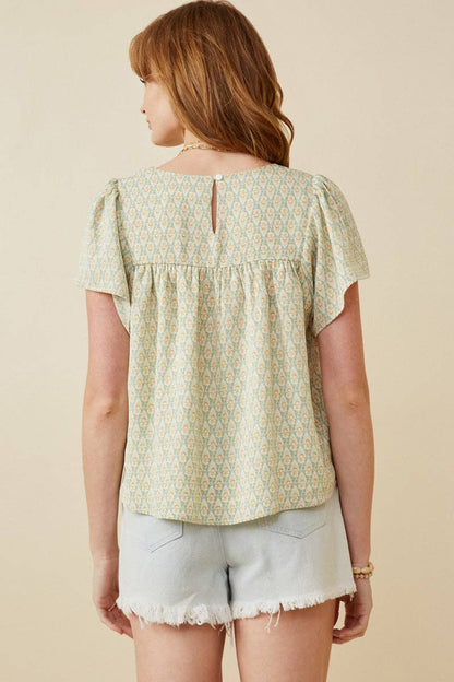 Paisley Summer Blouse