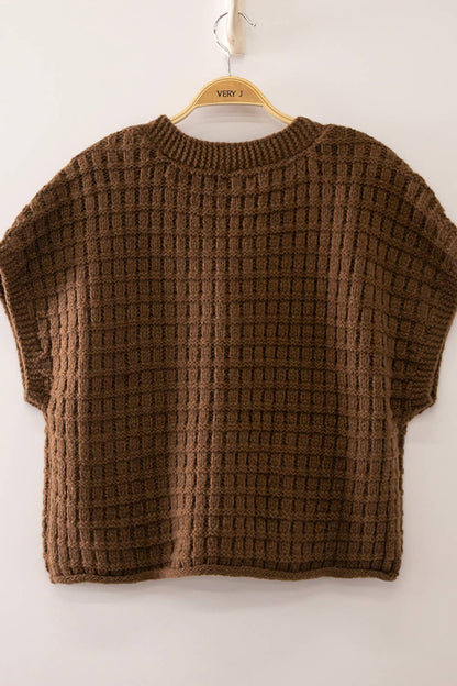 Farrah Knit Short Sleeve Cardigan