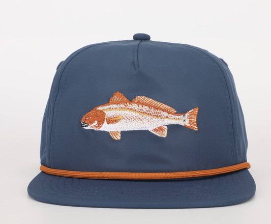 Boys Red Fish Rope Hat