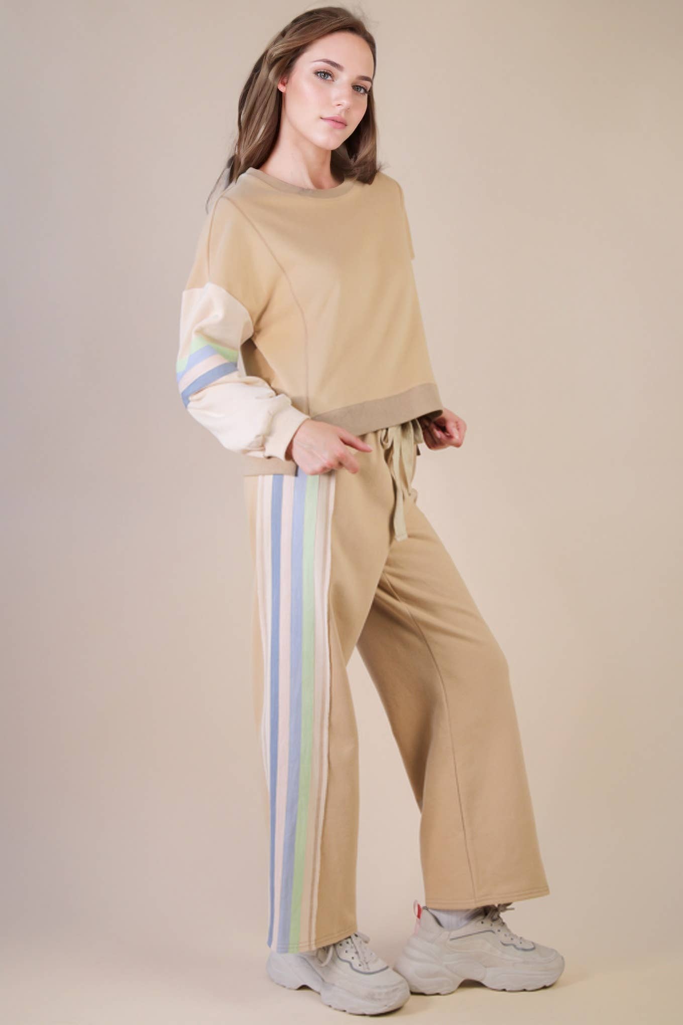 Raya Striped Pant Set