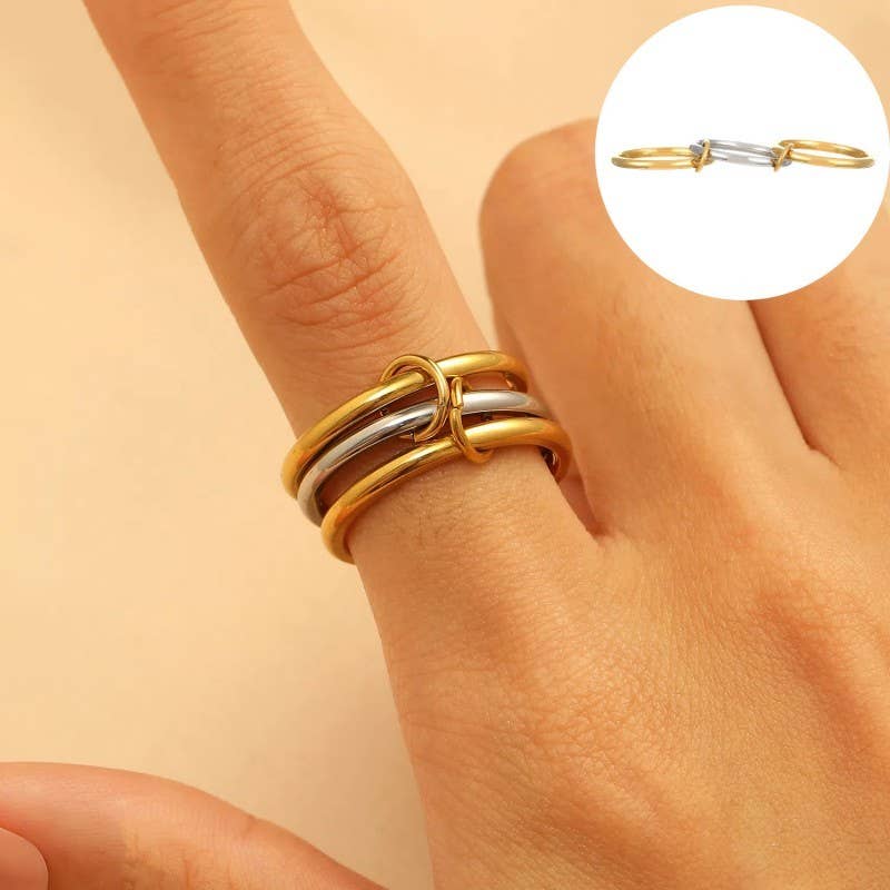Evangeline 3-Stackable Rings