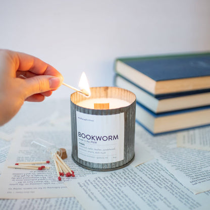 Anchored Northwest Wood Wick Candle - Bookworm