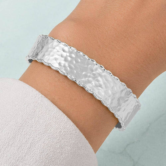 Darya Silver Cuff Bracelet