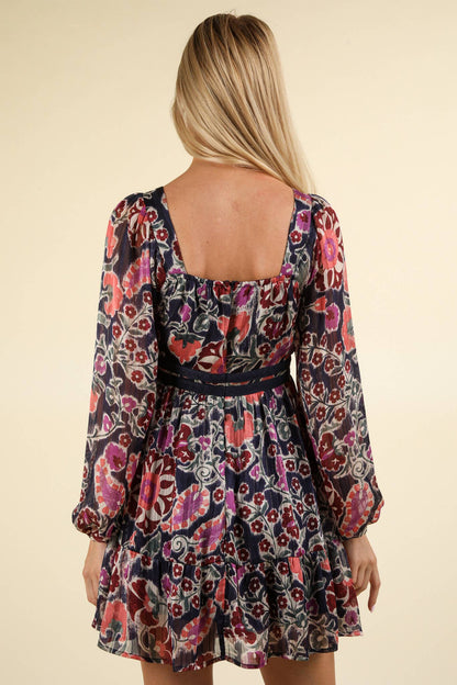 Montrouge Sweetheart Floral Dress