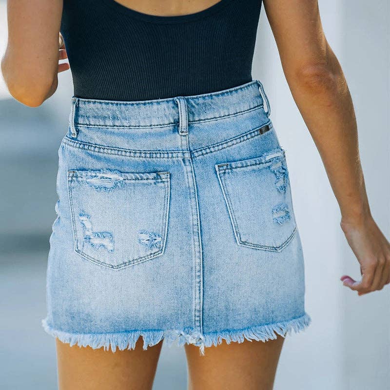 Lyssa Denim Mini Skirt