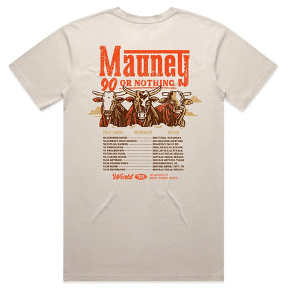 American Cattle Co Ivory Mauney World Tour Tee