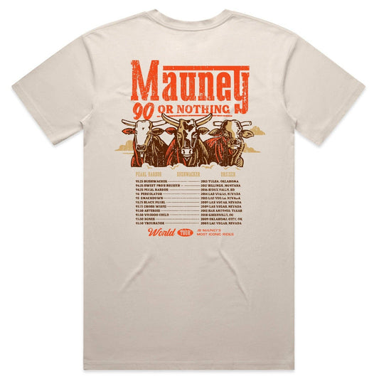 American Cattle Co Ivory Mauney World Tour Tee