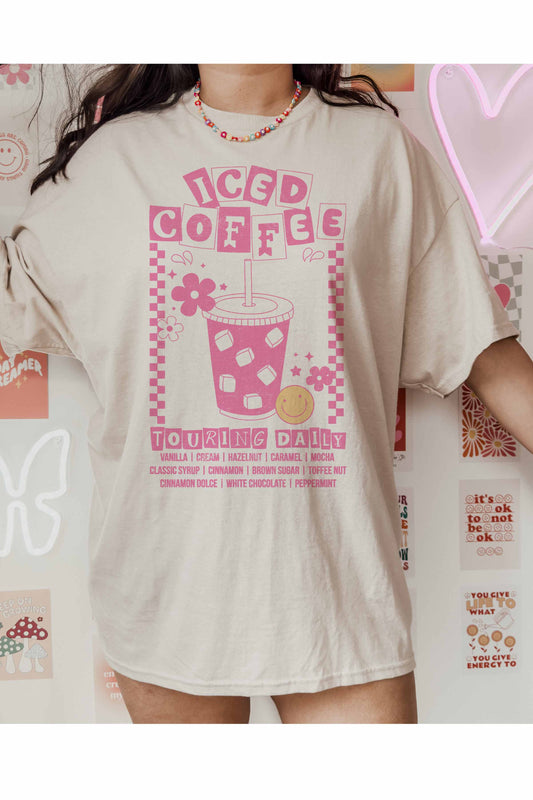 Iced Coffee Oversized Tee