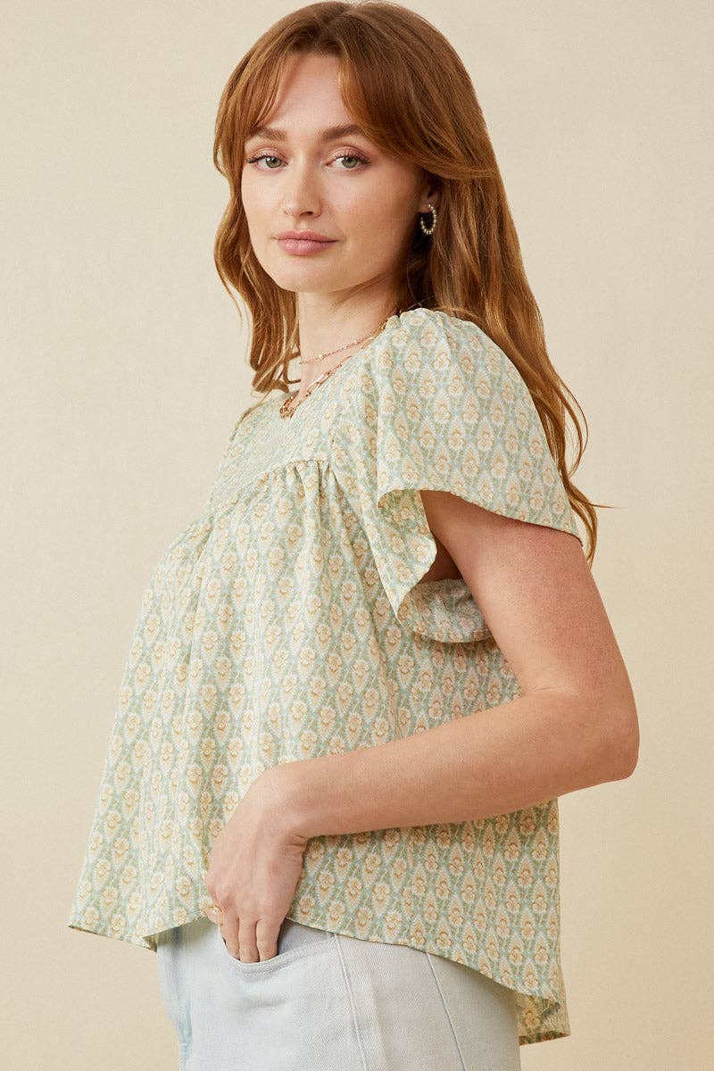 Paisley Summer Blouse