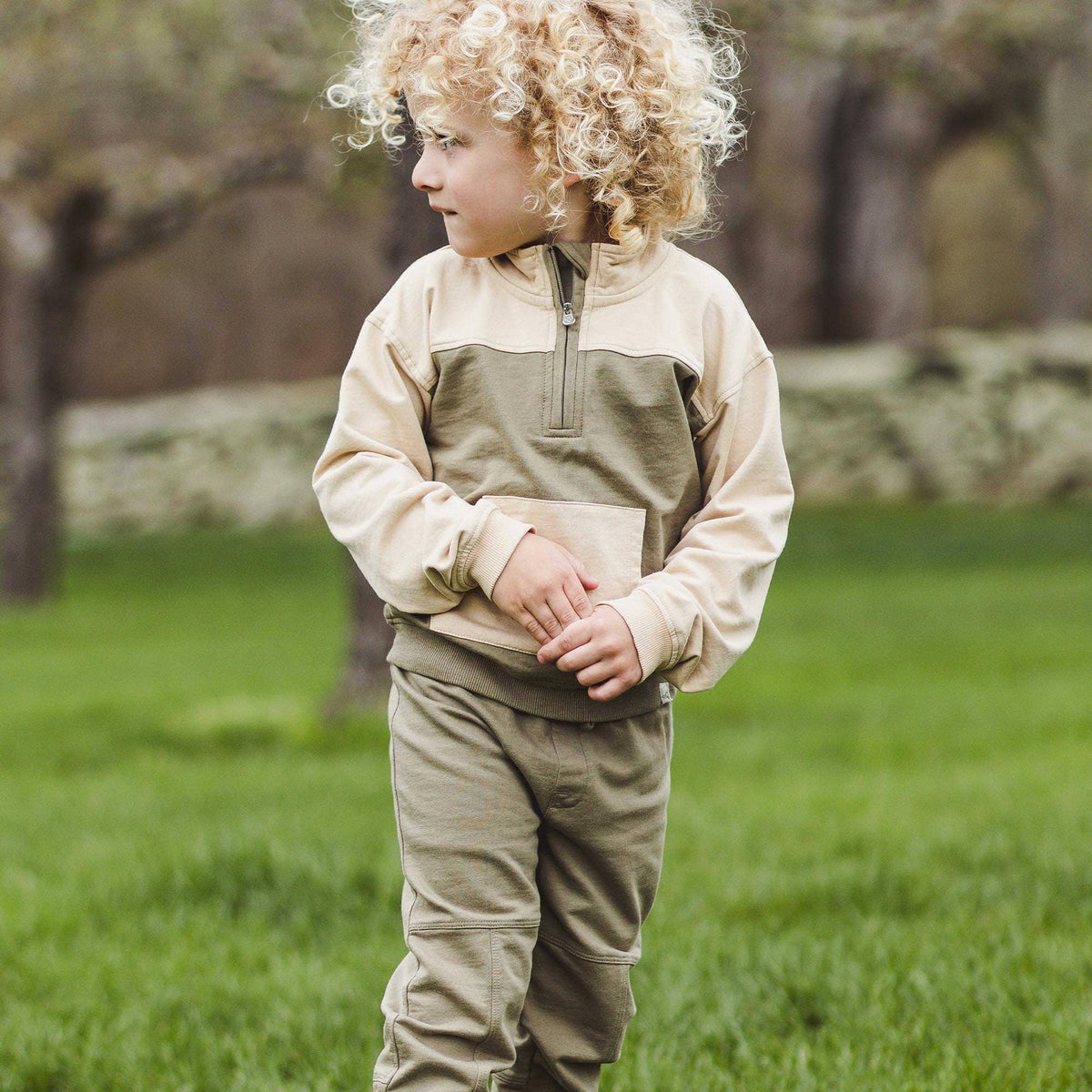 Baby & Toddler Boys Burt's Bees Colorblock Pant Set
