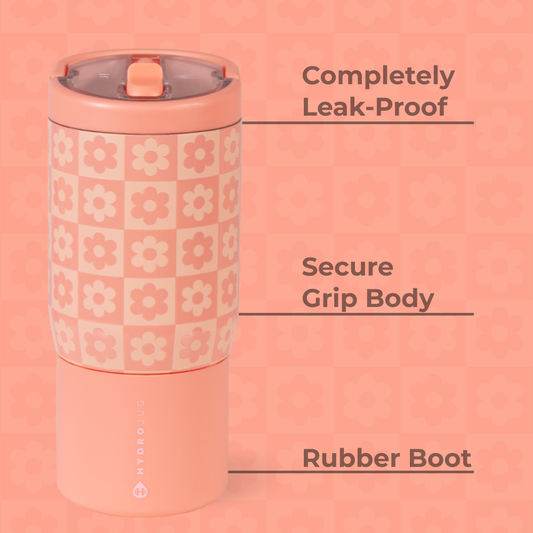 HydroJug Girls Daisy Water Bottle