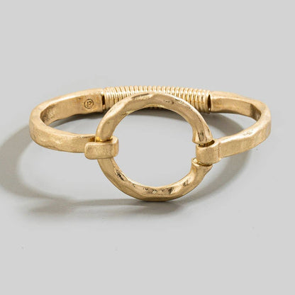 Finch Hammered Bangle Bracelet