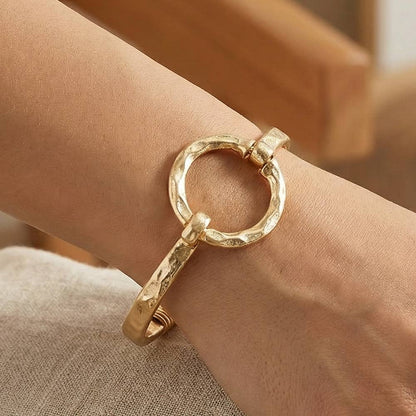 Finch Hammered Bangle Bracelet