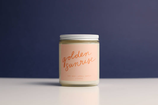 Poured Goods - Golden Sunrise Candle