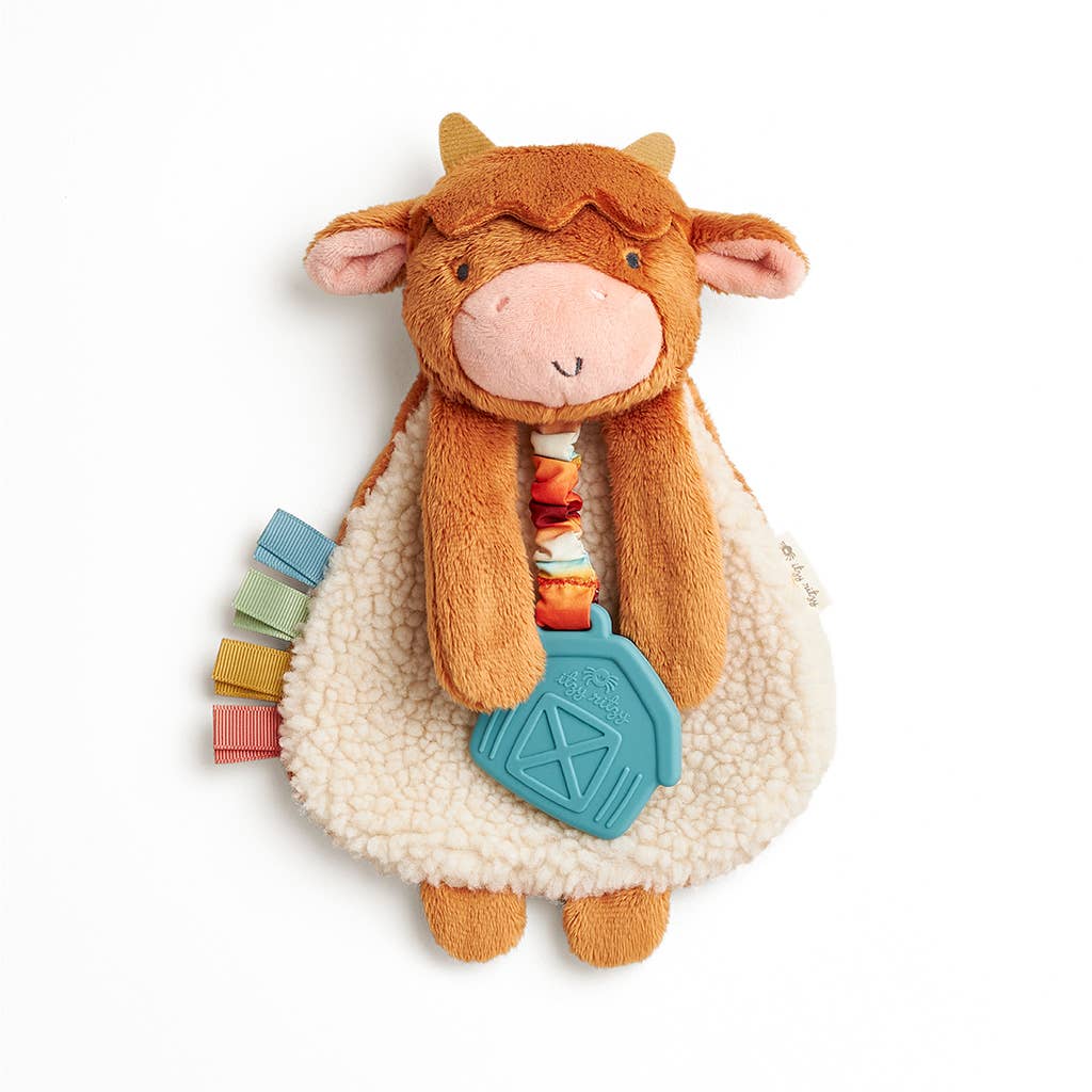 Itzy Ritzy Highland Cow Itzy Friends Lovey™ Plush