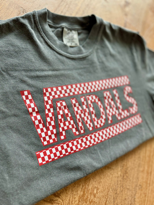 Checkered Van Vandals Spirit Wear