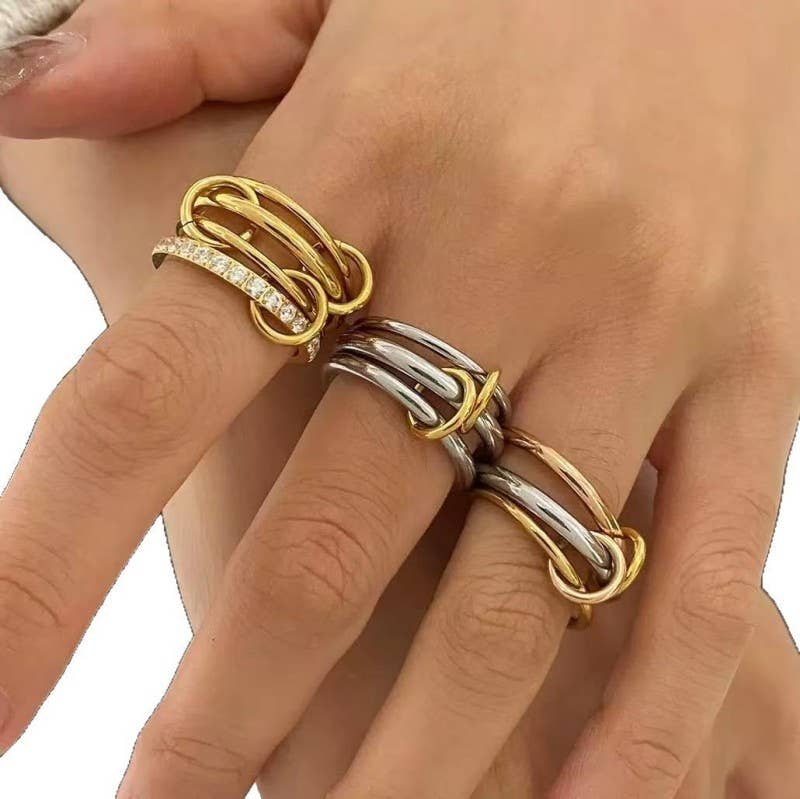 Evangeline 3-Stackable Rings