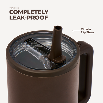 HydroJug Chestnut Brown Water Bottle