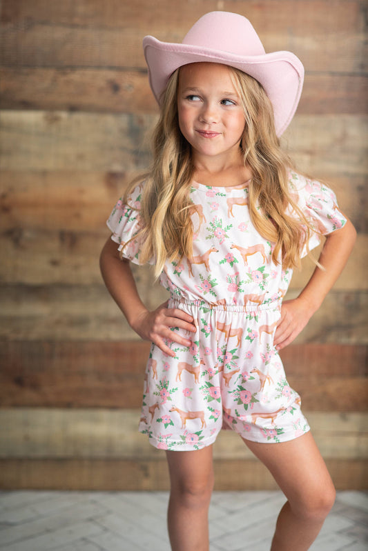 Girls Naomi Pony Romper