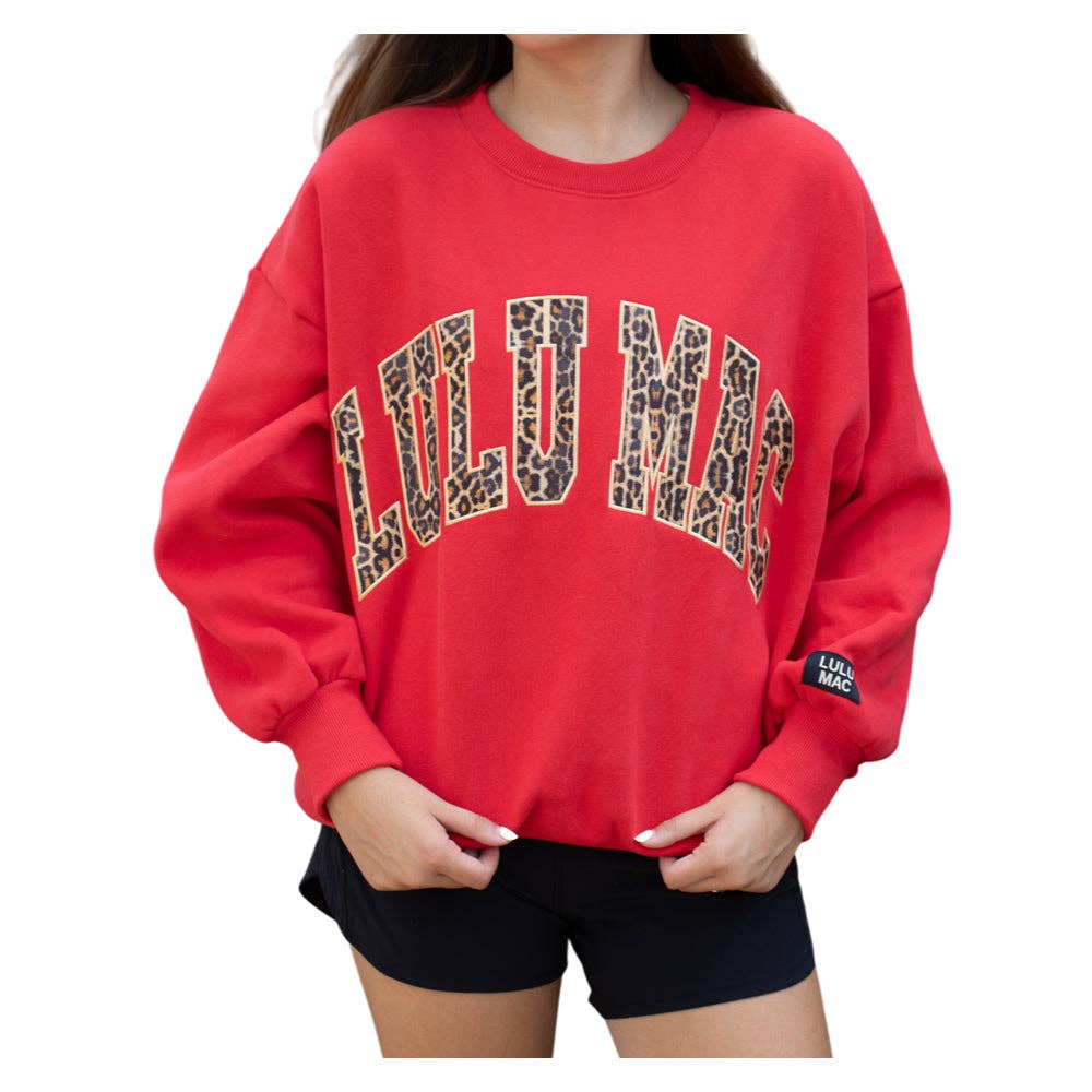 Lulu Mac Arch Logo Monogram Sweatshirt