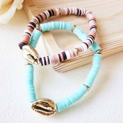 Seashell Heishi Bracelet