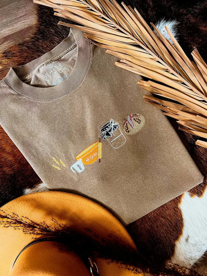Embroidered Sour Dough Starter Kit Tee