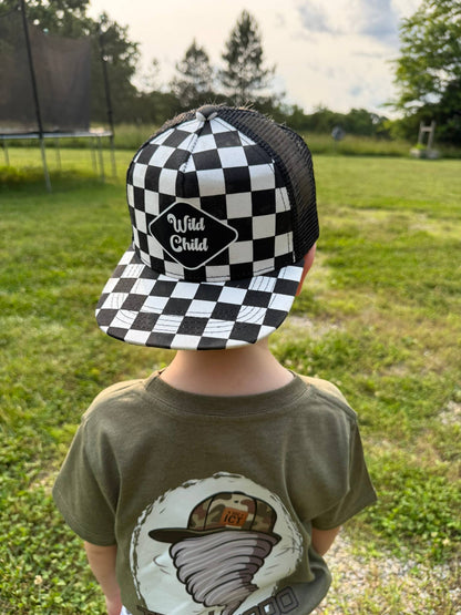 Boys Wild Child Checkered Hat