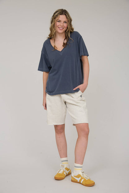 Sahara Vneck Mineral Tee