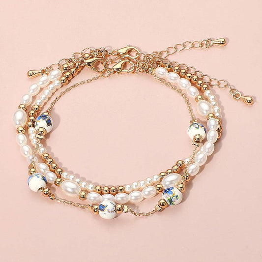 Meadow Pearl Bracelet Set