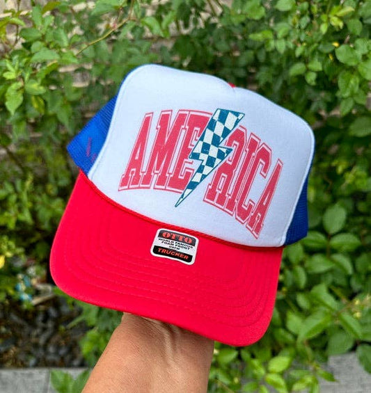 America Bolt Trucker Hat
