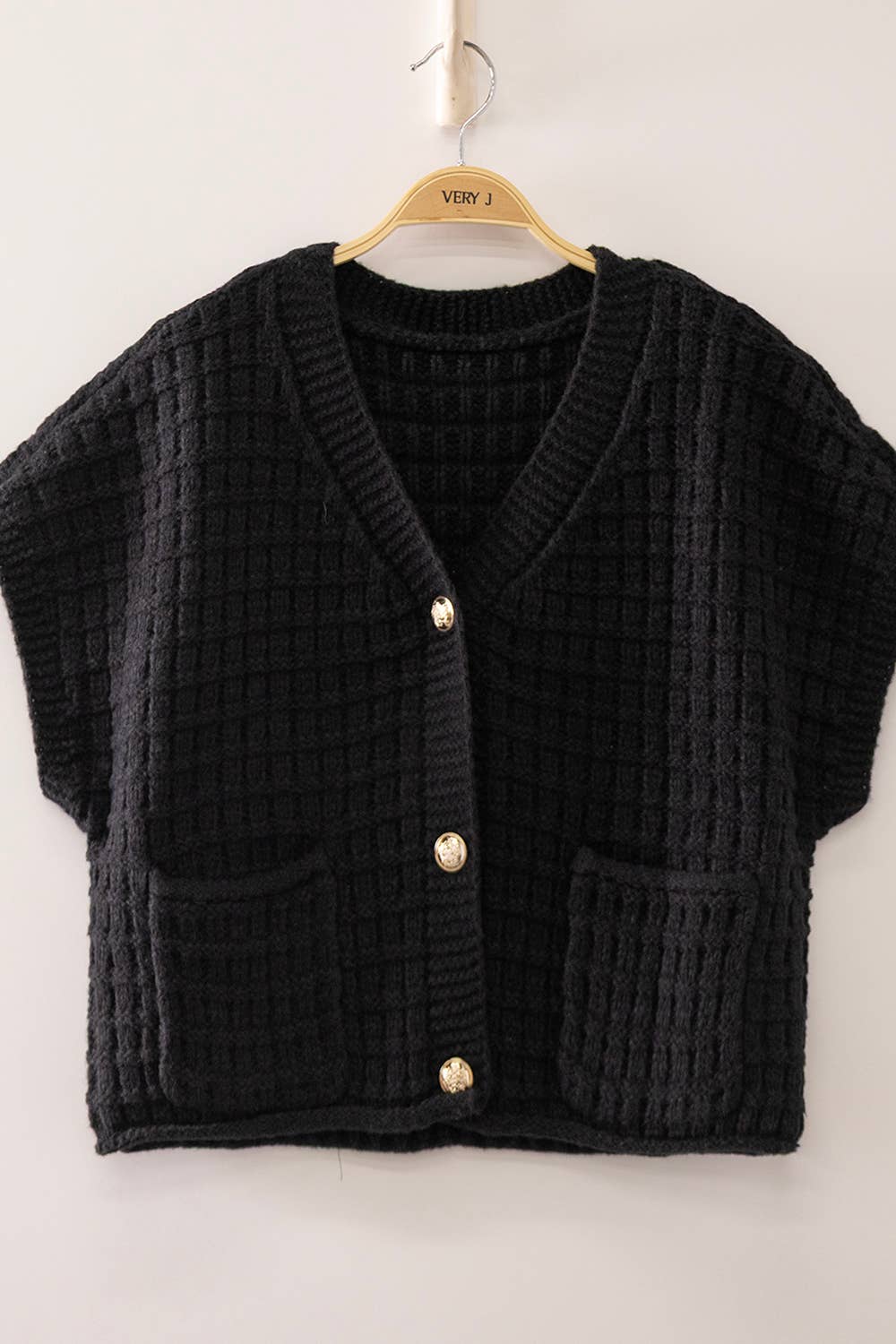 Farrah Knit Short Sleeve Cardigan