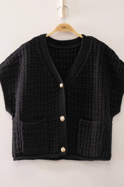 Farrah Knit Short Sleeve Cardigan