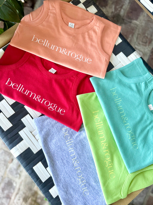 Girls Toddler Simple Logo Tank