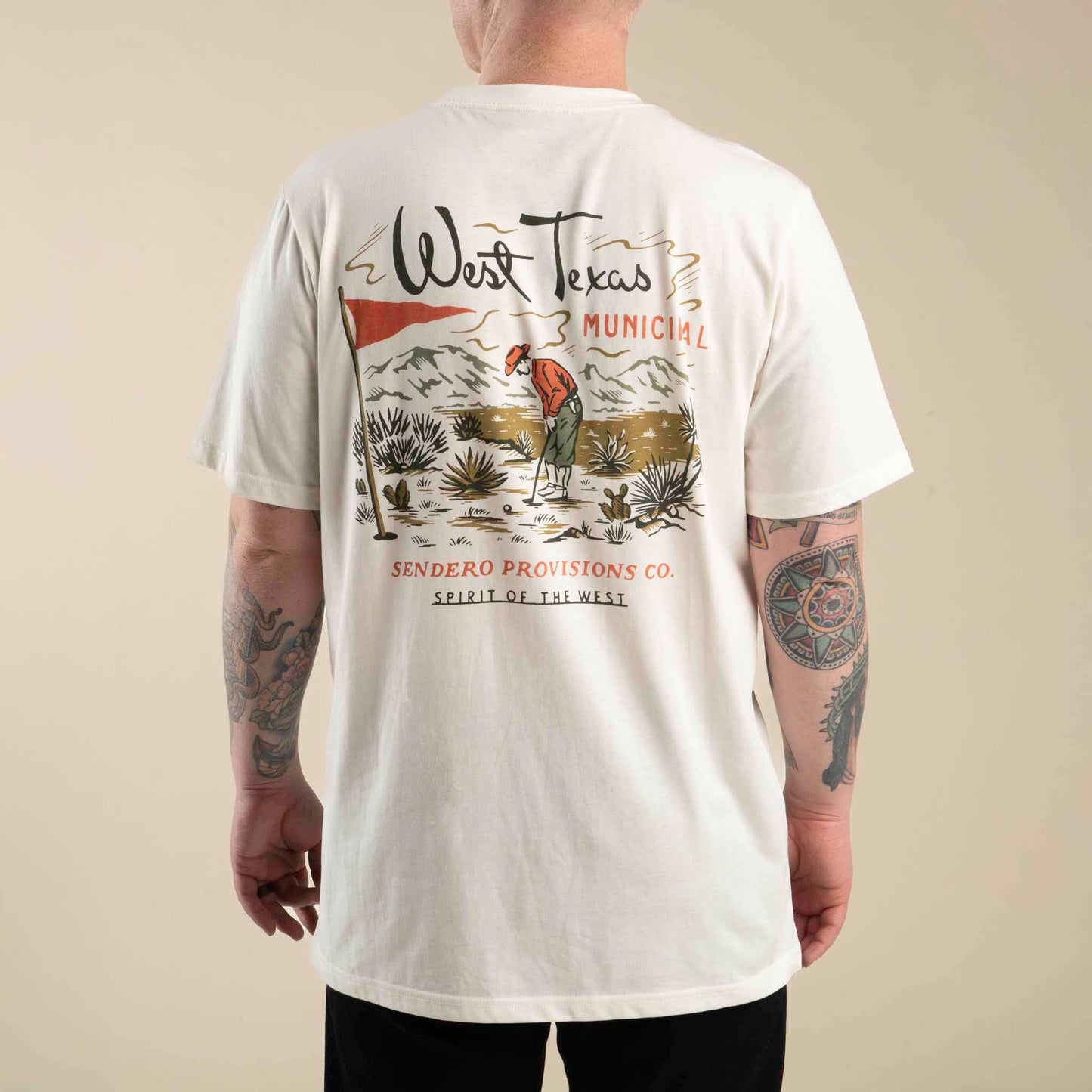 Mens Sendero West Texas Municipal Tee