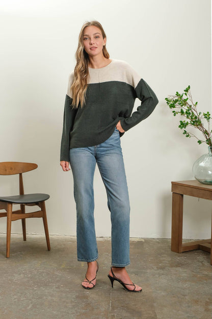 Williamsburg Hunter Colorblock Knit Top