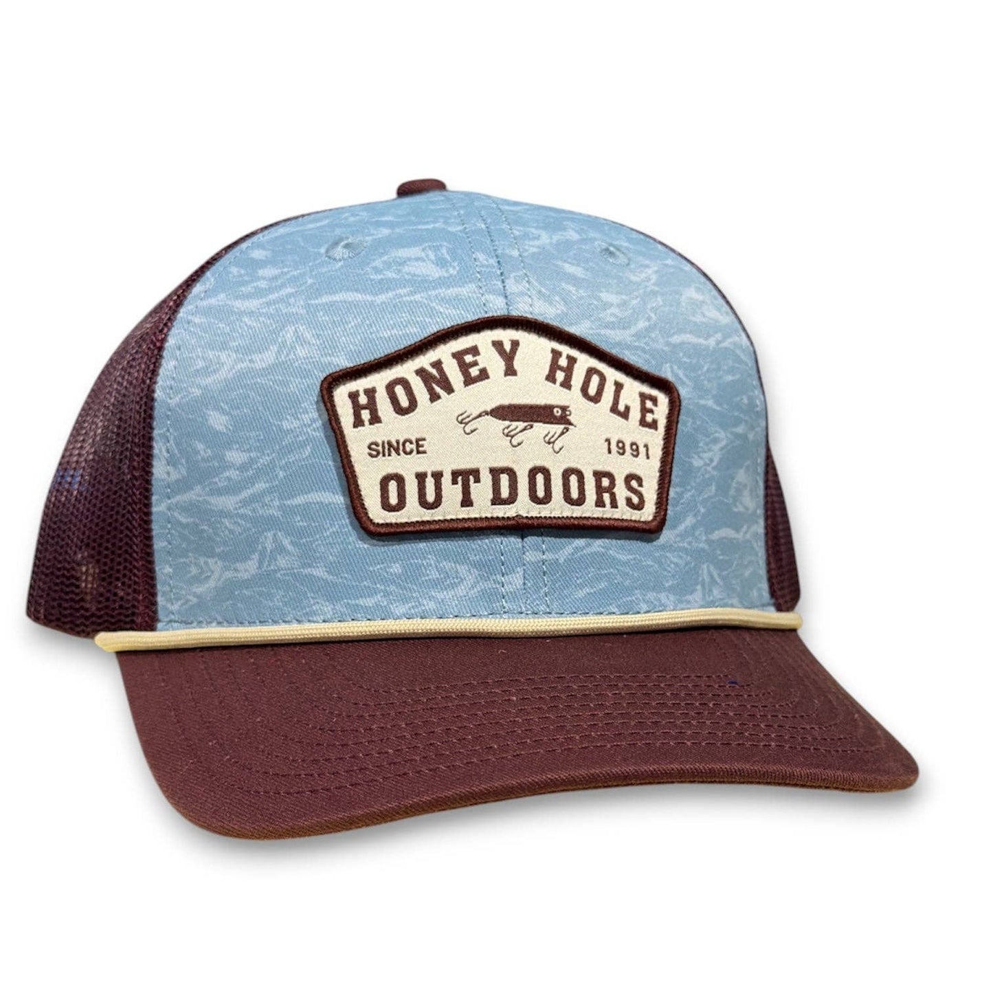 Mens Honey Hole Reno Rope Trucker Hat