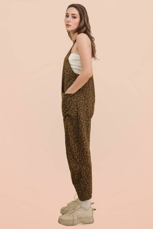 Sabrina Leopard Jumpsuit