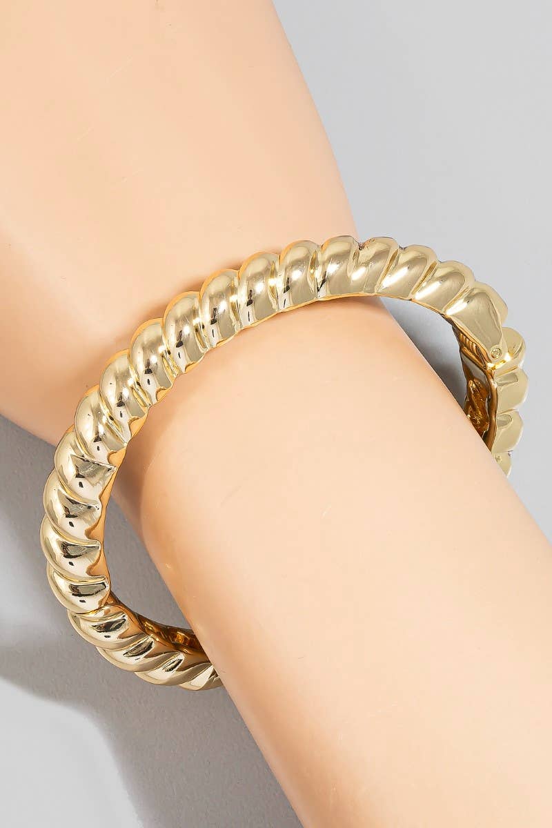 Dupont Rope Hinge Bangle Bracelet