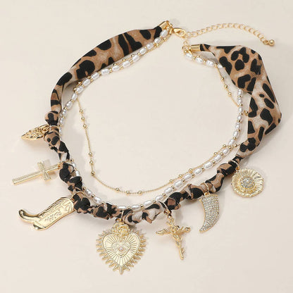 Charlee Leopard Charm Necklace