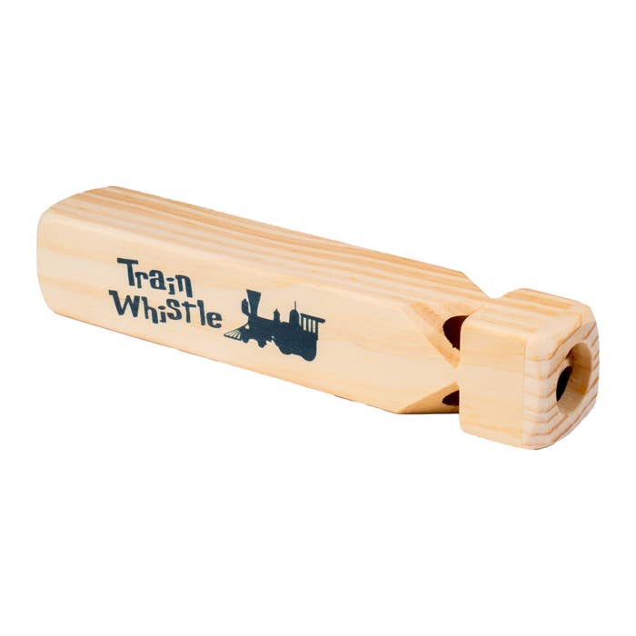 Toddler Boys Classic Wooden Train Whistle