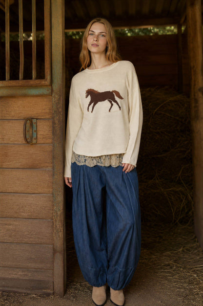 Horse Knit Sweater