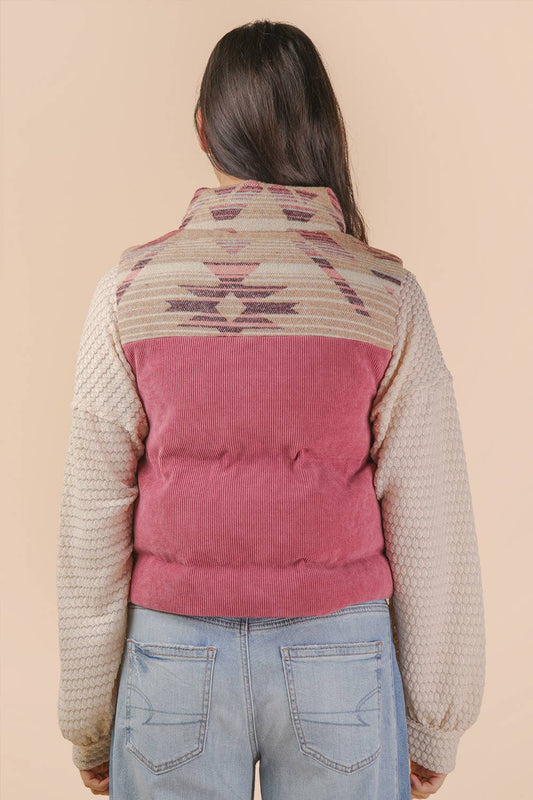 Southwestern Corduroy Vest