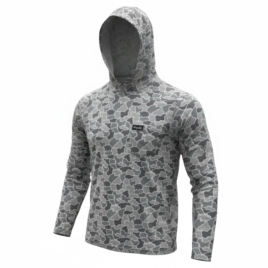 Mens Honey Hole Performance Hideaway Camo Hoodie