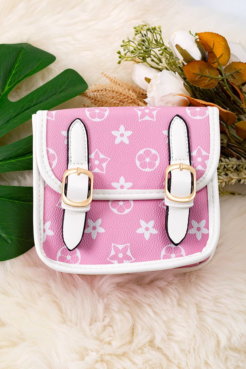 Girls Two Buckle Mini Purse