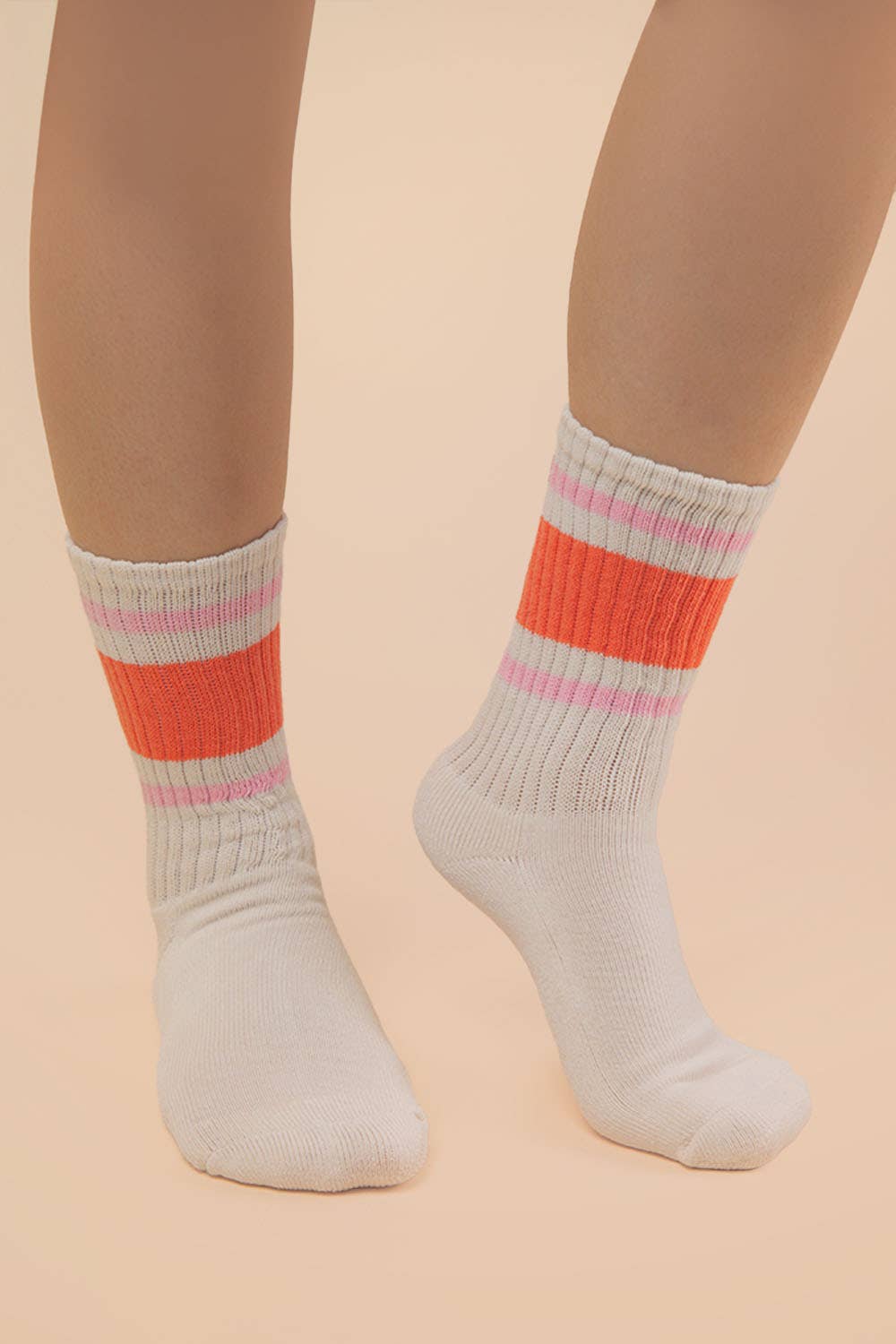 Striped Crew Socks