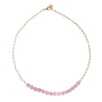 Girls Heart Shell Necklace
